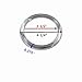 Model Worker 10PCS Round Handles Replacement for Handmade Bag Handbags Purse Handles (Transparent)
