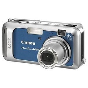 Canon PowerShot A460 5-Megapixel Digital Camera - Blue Canon PowerShot A460 5-Megapixel Digital Camera - Blue