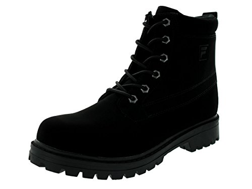 Fila Men's Edgewater 12,Black/Black Filabuck,US 8 M