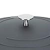 MasterClass-Shallow-Casserole-Dish-with-Lid-Lightweight-Cast-Aluminium-Black-4-Litre-28-cm MasterClass Shallow Casserole Dish with Lid 4L/28 cm, Lightweight Cast Aluminium, Induction Hob and Oven Safe, Black