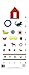 Eye Chart - Pediatric Color Eye Chart