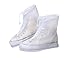 Reusable Women Men Waterproof Rain/Snow Shoes Cover Adjustable Zippered Over Shoes Slip-resistant Wear-resistant Thicken Sole Shoes Covers XXL