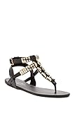Charles Albert Women's Studded Gladiator Flat Sandal