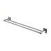 KES Towel Bar, Towel Rod with Double Rail 23 Inch Brushed Bathroom Shelf SUS 304 Stainless Steel Wall Mount Rack Contemporary Style, A2401-2