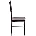 Flash Furniture 2 Pack HERCULES PREMIUM Series Mahogany Resin Stacking Chiavari Chair