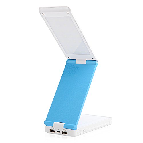 Allimity portable charger desk lamp 10000 mah foldable …
