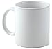 Mug 36-Piece Double Sublimation Coated Ceramic Mugs, 11 Oz, Blank All White and Black with Black Handle-Case of 36-White