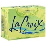 La Croix Lime Natural Sparkling Water, 12 Ounce (24 Cans)