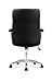 basyx by HON Executive Task Chair - Mid Back Leather Computer Chair for Office Desk, Black (VL103)