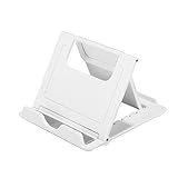 Desk Cell Phone Stand Tablet Stand, Tsumbay Universal Foldable Multi-Angle Desktop Phone Dock Holder Compatible for iPhone 8 7 6 6S Plus Samsung Galaxy S7/S6 Edge, Google Nexus, iPad, 6