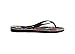 Havaianas Women's Slim Tropical Floral Flip Flop Sandal, Black, 9/10 M US