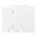 LaRibbons 12 Pack Treat Gift Boxes - 9.5 x 5 x 5 inches White Paper Box Recycled Kraft Gift Box with Stickers, Perfect for Birthday, Party, Wedding