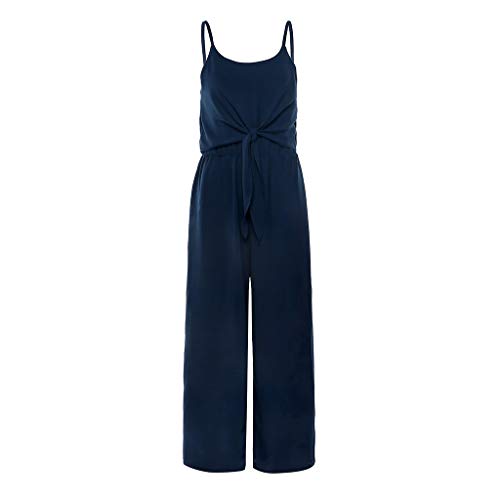 image for Drindf Women Clothing Sets Women's Casual Jumpsuit Romper, Knot Front 