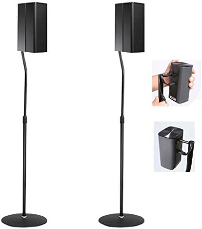 驚きの値段 スピーカー台 スタンド サテライトサラウンドスピーカーオーディオ三脚サラウンドオーディオスタンドブラックオーディオスタンド高さ調整可能な スピーカースタンドより簡潔で全体的に美しい Color Black Size 118cm 超歓迎即納