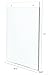 1InTheOffice Acrylic Wall Sign Holder 8.5 x 11, Wall Mount Clear Sign Holder, Vertical Wall Sign Memo Document Menu Holder for Office, School, Store (6/Pack)