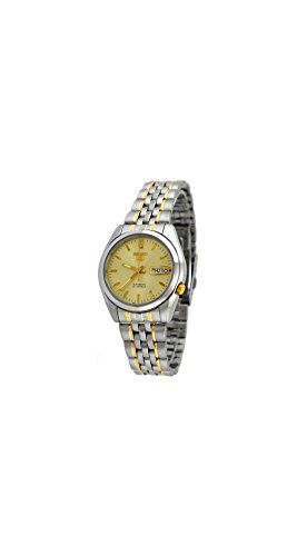 Seiko Men s SNK365K Seiko 5 Automatic Gold Dial Two-Tone Stainless Steel Watch