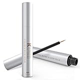 KIPOZI Eyelash Growth Serum Lashes and Brows Enhancer Serum Achieve Longer Fuller And Thicker Looking, 5ml
