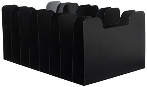 Buddy Products Classic 8 Pocket Vertical Separator, Steel, 10.75 x 7.25 x 15.75 Inches, Black (0580-4)