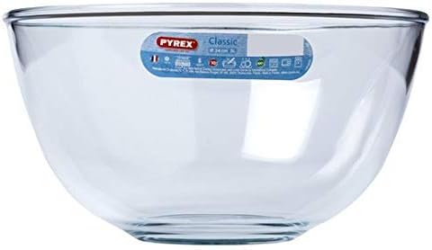 Pyrex Mixing Glass Bowl, 3.0L 181B000, Transparent, Medium