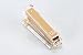 Clear Gold Toned Acrylic Stapler by DS DRAYMOND STORY - Fits Standard Staples (24/6 or 26/6) - Graduation Gifts Gold