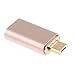 Creazy Hot Micro USB Magnetic Adapter Charger Cable Metal Plug For Android Samsung LG (Gold)