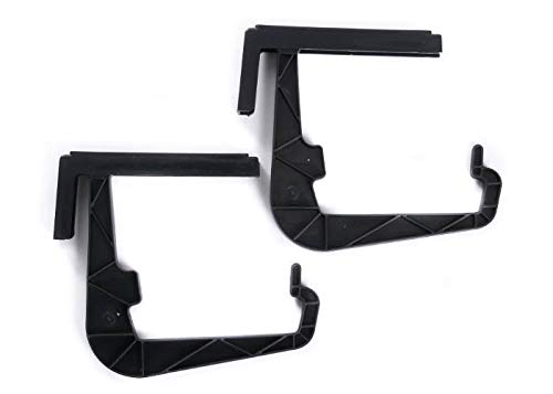 Blumentopf Blumenkasten Balkonkasten Pflanztopf mit Aufhängung und Untersetzer Robuster Kunststoff Geländerkasten Halterungen 40cm-90cm 6 Größen (400 Anthrazit) – Bild 8