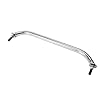 Amarine-made-Polished-Stainless-Heavy-Duty-Oval-Boat-Marine-Grab-Handle-Hand-Rail-with-Flange-Stud-12-Long