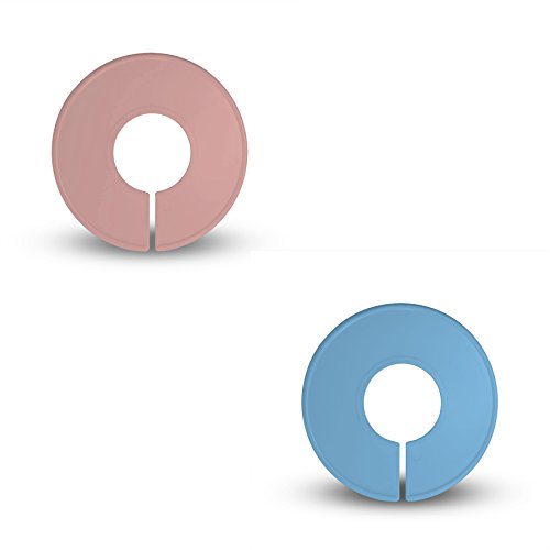 Discount Sizing Clothing Rack Size Dividers Blank Round 20 Piece Baby Pack - 10 Blue 10 Pink