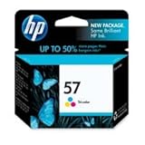 HP 57 Ink Cartridge, 500 Page Yield, Tri-Color