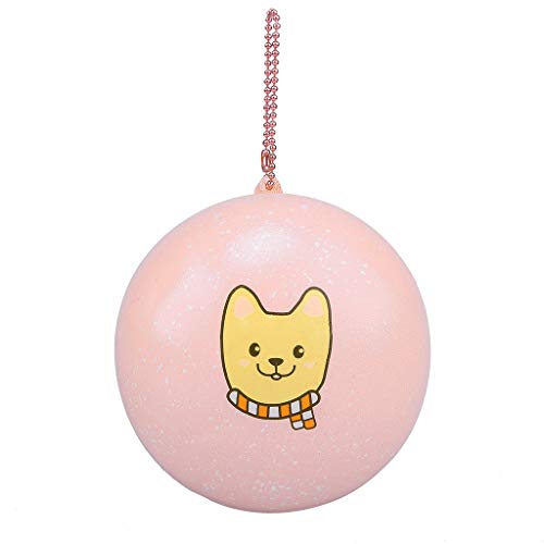 Naiflowers Mochi Squishies Toys, Mini Mochi Squishys Toys Party Favors Bread Pendant Scented Charm Slow Rising Collection Squeeze Squishies Kawaii Stress Reliever Toys for Kids Babies (Pink) - Thumbnail 2