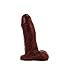 Vixen Creations Lonestar Vixskin Dildo, Chocolate