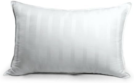 Newpoint 600 Thread Count Jacquard Gel Fiber Filled Bed Pillow, Standard by NEWPOINT CORPORATION