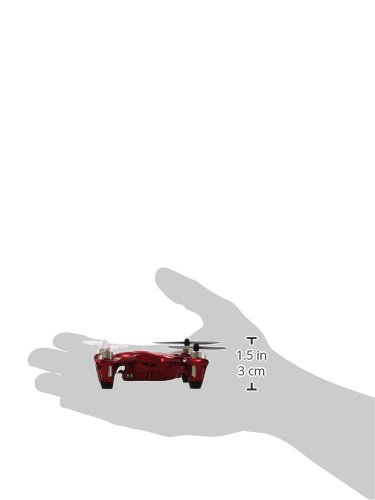 Hubsan 4 Channel 2.4GHz RC Quad Copter with Camera (Red/Silver)