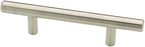 Franklin Brass P15510K-SS-B Euro Style Steel Bar Pull Cabinet Handle, 3-inch (25 Pack)