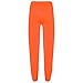 a2z4kids Girls Boys Plain Tracksuit Hooded Jogging Suit - T.S Plain Neon Orange 9-10