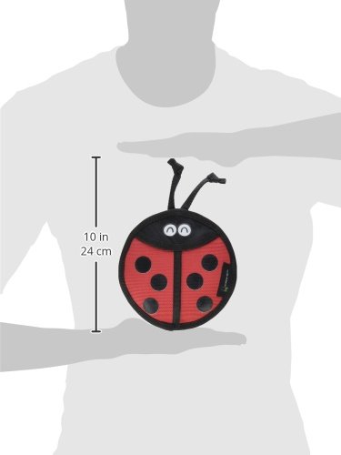 Hyper Pet Firehose Flyers Ladybug Durable Squeaky Dog Toy