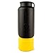 H2O4K9 Insulated Stainless Steel Dog Water Bottle and Travel Bowl, 25-Ounce, Searchlight Yellow