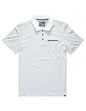 Hurley Men's Dri-Fit Lagos Knits Polo, White, Large