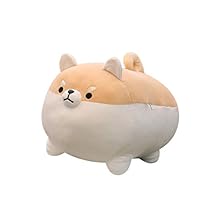 Soft Pillow Toy, Mullue 40 cm Stuffed Animal Shiba Inu Plush Toy Anime,Anime Shiba Inu Plush Stuffed Sotf Pillow Doll Cartoon Doggo Cute Shiba Soft Toy,Pillow Sleeping Comfort Cushion Soft Toy (Brown)