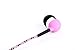 Tweedz Durable Earbuds with Microphone, Tangle-Free Braided Wire, & Comfortable Noise Isolating Ear Buds (Pink)