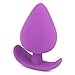 Anal Trainer Sex Toys Butt Plugs, Eastern Delights Elite Heavy Silicone 4 oz Adult Toys Purple