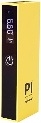 MyAntenna laser measure KIWI P1 digital laser tape measure 131ft/40m Range M/FT With backlit LCD screen Accuracy ±2mm without bluetooth ONE Button - Yellow