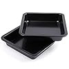 Bekith-4-Pack-20-CM-8-Inch-Square-Cake-Pan-Non-Stick-Bakeware-Carbon-Steel-Toast-Mold-Baking-Tray-for-Cakes-FDA-Approved-Black Bekith 4 Pack 20 CM (8 Inch) Square Cake Pan, Non-Stick Bakeware Carbon Steel Toast Mold Baking Tray for Cakes, FDA…