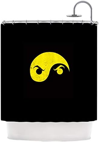 Flaun Frederic Levy-Hadida Yin Yang Ninja Shower Curtain,