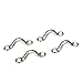 Seachoice Multi-Purpose Forged Stainless Steel 3/8 In. Eye Straps, Set of 4