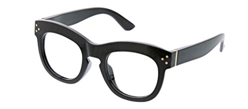 Peepers by PeeperSpecs Women's Bravado Oversized Blue Light Blocking Reading Glasses, Black, 49 + 1.5 - Thumbnail 7