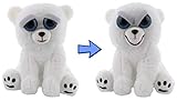 William Mark Feisty Polar Bear by Feisty Pets Expressions, Karl The Snarl, Grin - A Cute, Plush Stuffed Pet Animal That Grins with a Squeeze - Perfect Toys for Friendly Mischief