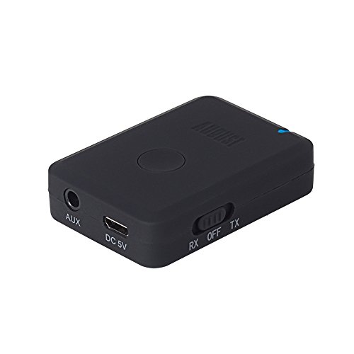 August MR260 - 2 in 1 Bluetooth Stereo Audio Transmitter / Receiver - Dual Mode Wireless Adapter Audio Sender and Receivers - Bluetooth Enable your Audio Devices August MR260 - 2 in 1 Bluetooth Stereo Audio Transmitter / Receiver - Dual Mode Wireless Adapter Audio Sender and Receivers - Bluetooth Enable your Audio Devices