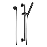 Brizo 88775-BL Jason Wu Slide Bar With Hand Shower Matte Black