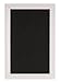 DesignOvation Bosc Framed Magnetic Chalkboard, 18.5x27.5, White